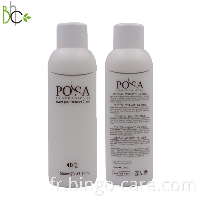 KUPA Professional Salon Use Hair Oxidizer Cream Hair Colorant formulé en Italie Private Label